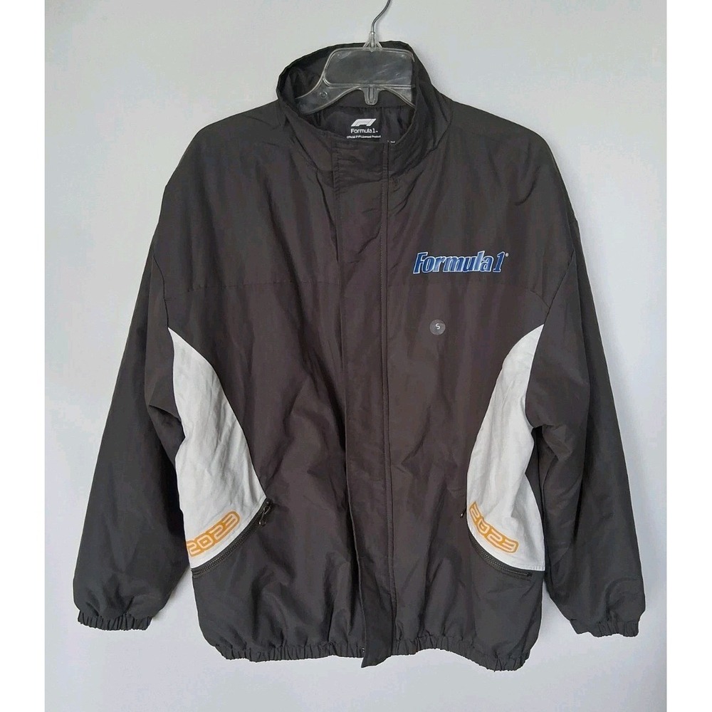 2023 Pacsun Formula 1 Grand Prix Racing Jacket Mens Small Licensed Grey Unisex